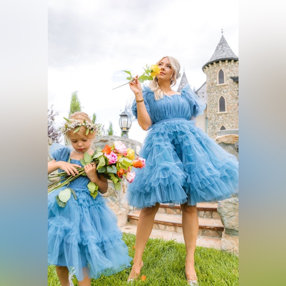 Ivy City Co Blue Pixie Dress - Medium